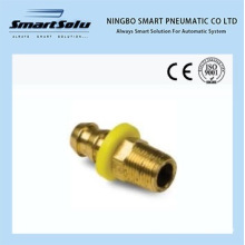 Reusable Braided Hose Brass Push-on Hose Barb Fittings to Male Pipe